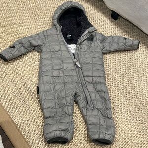 North face 3-6 month baby snowsuit